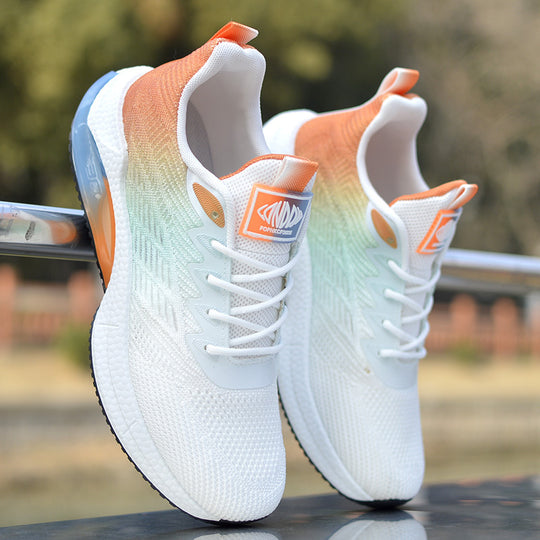 Damen Sportliche Laufschuhe mit lichtreflektierenden Elementen R&B