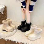 Damen kuschelweiche Winterboots mit robustem Sohlenprofil und wärmendem Innenfutter R&B