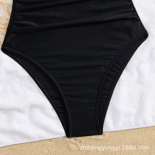 Damen Eleganter Schwimmanzug mit tiefem Ausschnitt R&B