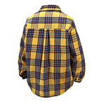 Herren Flanellhemd mit kariertem Design und aufgesetzter Brusttasche R&B
