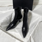 Damen Elegante High Heel Stiefeletten mit schmaler Silhouette und spitzem Design R&B