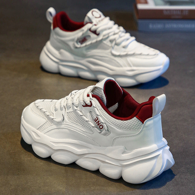 Damen Atmungsaktive Chunky Sneakers mit rutschfester Sohle