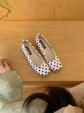 Damen Ballerinas mit polka Punkte Design und komfortablem Innenfutter R&B