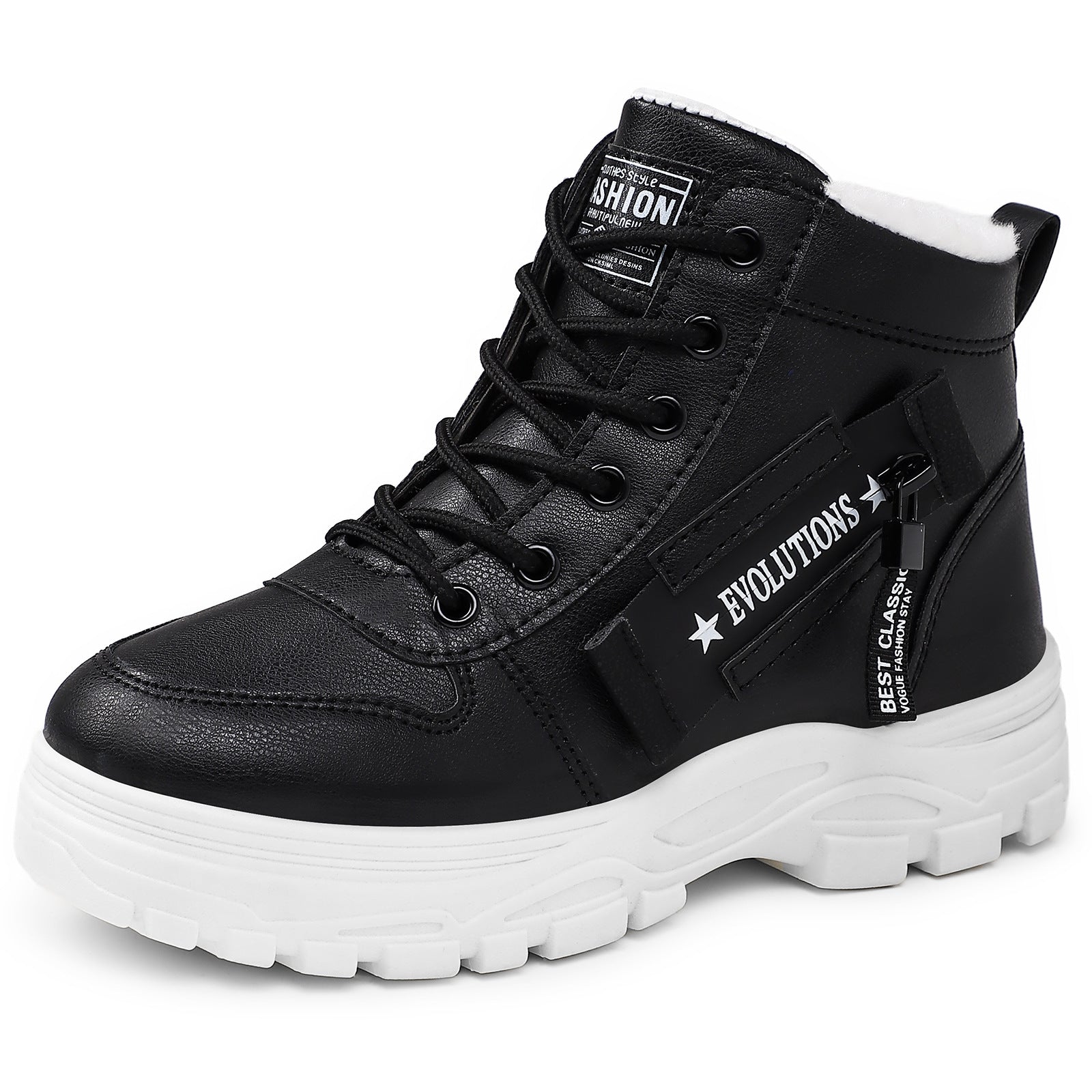 Damen Stylische und isolierte Winterstiefel mit rutschfester Sohle R&B
