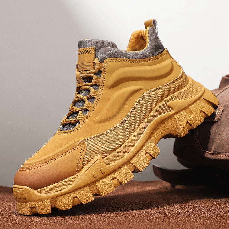 Damen Sportliche hohe Sneakers mit rutschfester Sohle und atmungsaktivem Obermaterial R&B
