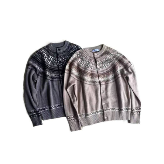 Damen Strickjacke mit Norweger-Muster R&B