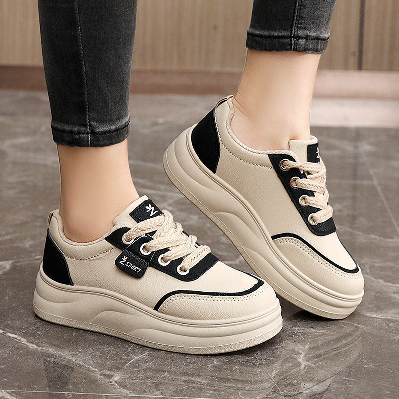 Damen Sportliche Sneaker mit atmungsaktiver Oberflächenstruktur und dämpfendem Fußbett R&B