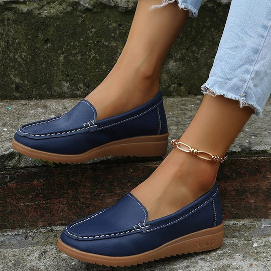 Damen elegante Mokassins mit trendigem Design und rutschfester Sohle R&B