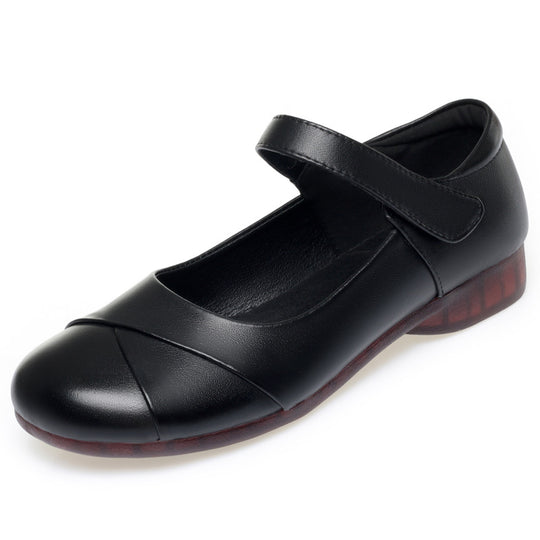 Damen Mary Jane Ballerinas mit bequemem Riemen und flexiblem Fußbett R&B