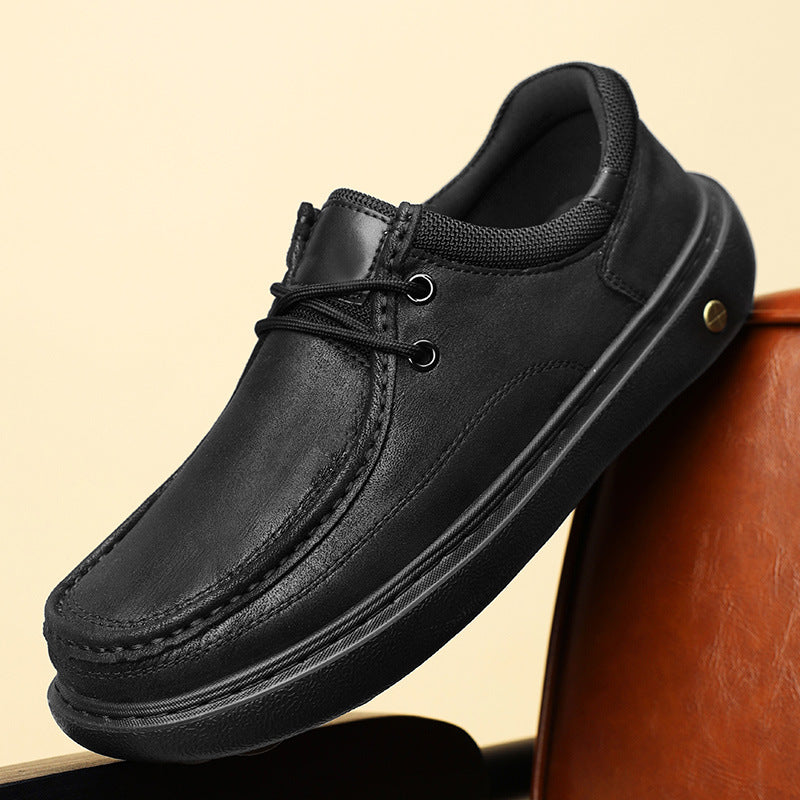 Herren Elegante Mokassinschuhe mit elastischem Einschlupfdesign R&B