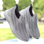 Damen Flexibele Freizeitsneaker mit atmungsaktivem Mesh-Obermaterial R&B