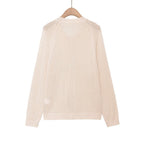 Damen leichter Pullover mit Knopfverschluss R&B