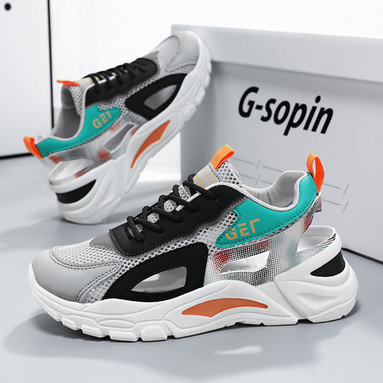 Damen Sportliche Sneaker mit atmungsaktivem Mesh und dämpfender Sohle R&B