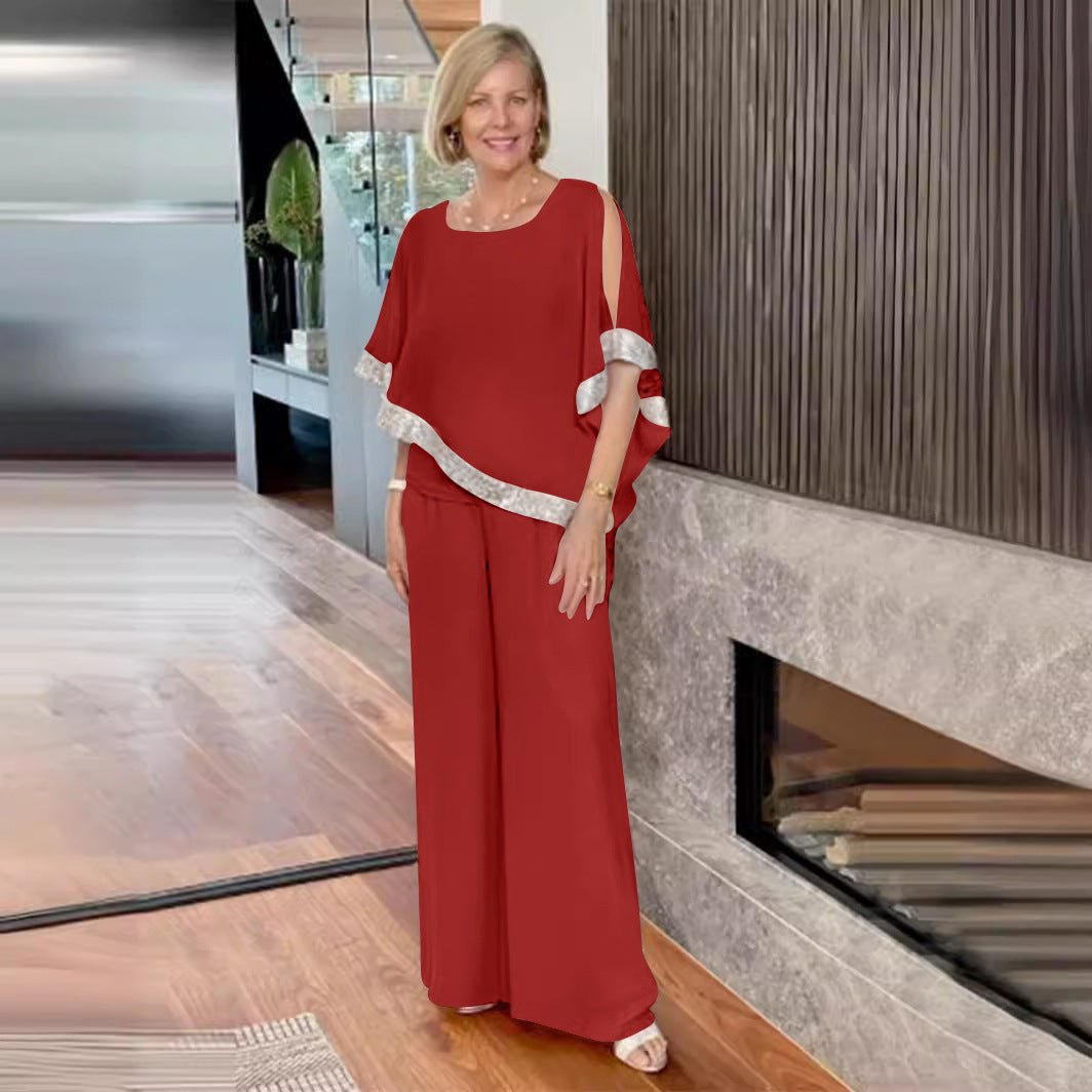 Damen Elegant geschnittenes Zweiteiliges Ensemble R&B