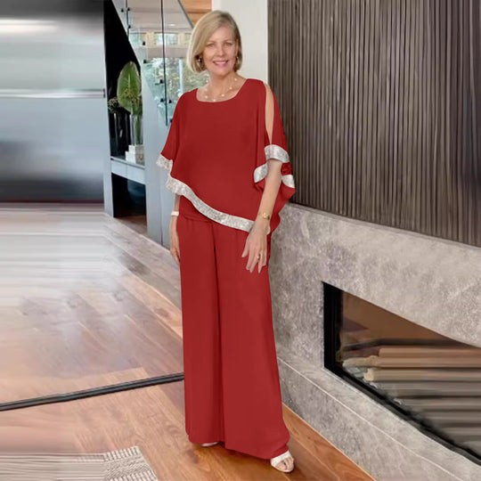 Damen Elegant geschnittenes Zweiteiliges Ensemble R&B