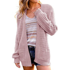 Damen Strickcardigan mit strukturiertem Design und praktischen Taschen R&B