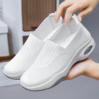 Damen Komfortable Slip-On Sneakers mit ergonomischer Dämpfung