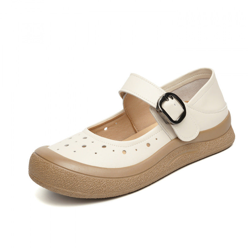 Damen Mary Jane Schuhe mit verstellbarem Riemen und anatomischer Sohle R&B