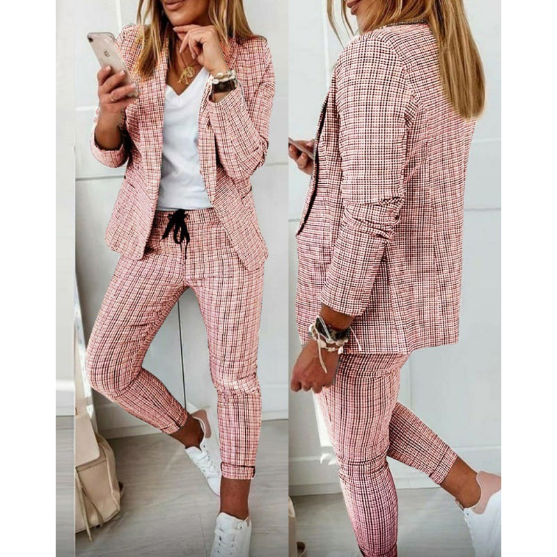 Damen Blazer und Hose Set R&B
