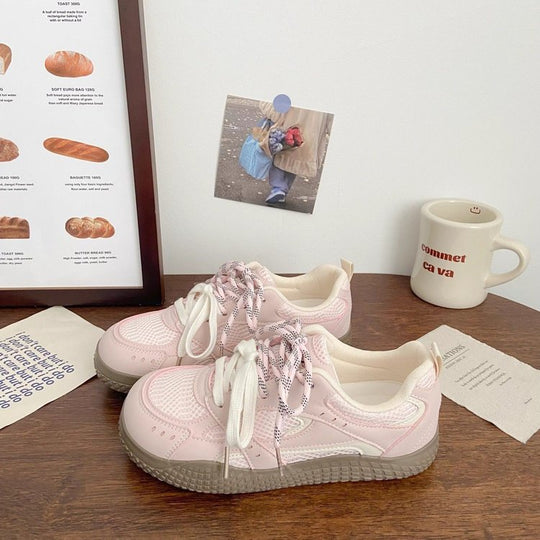 Damen Sneakers mit modischem Schnürsystem und rutschfester Sohle R&B