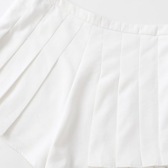 Damen Faltenrock Shorts R&B