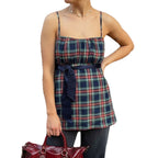 Damen sommerliches Trägerkleid mit eleganter Schleifenverzierung R&B