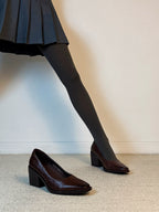 Damen elegante Pumps mit komfortablem Blockabsatz R&B