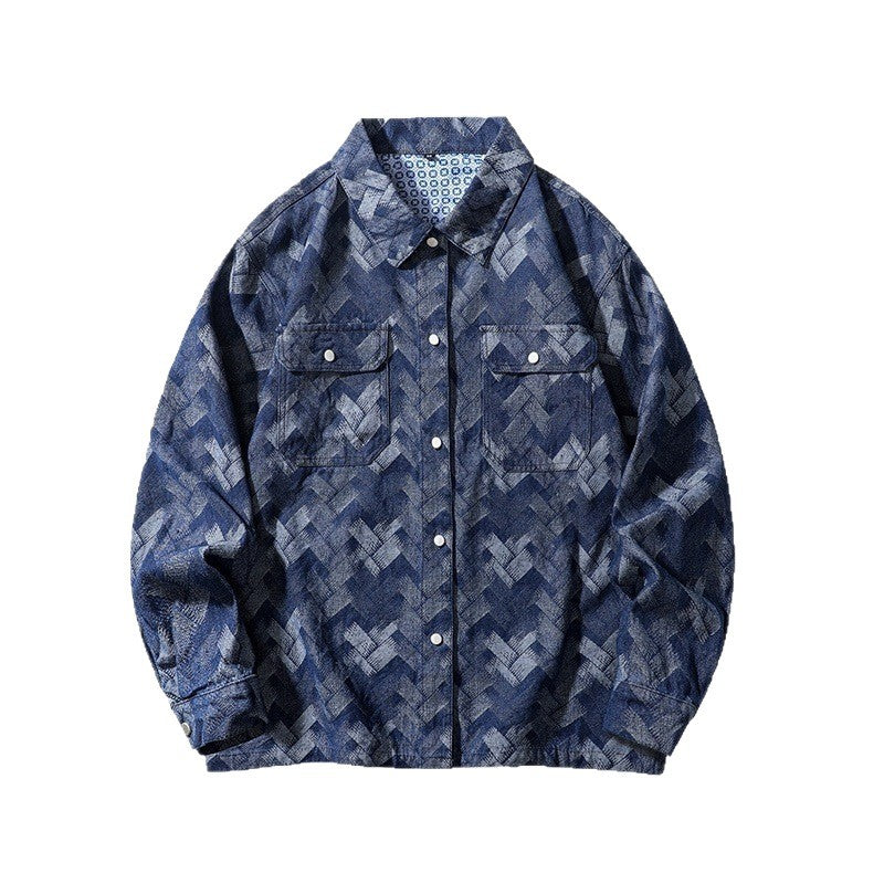Herren lässige Overshirt R&B