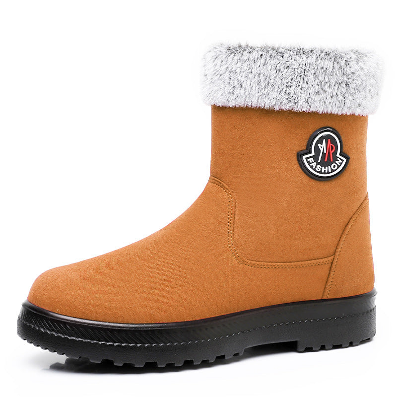 Damen Warme Winterstiefel mit weichem Innenfutter und rutschfester Sohle R&B