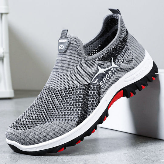 Damen Sportliche Sneaker mit atmungsaktiver Mesh-Oberfläche und rutschfester Sohle R&B