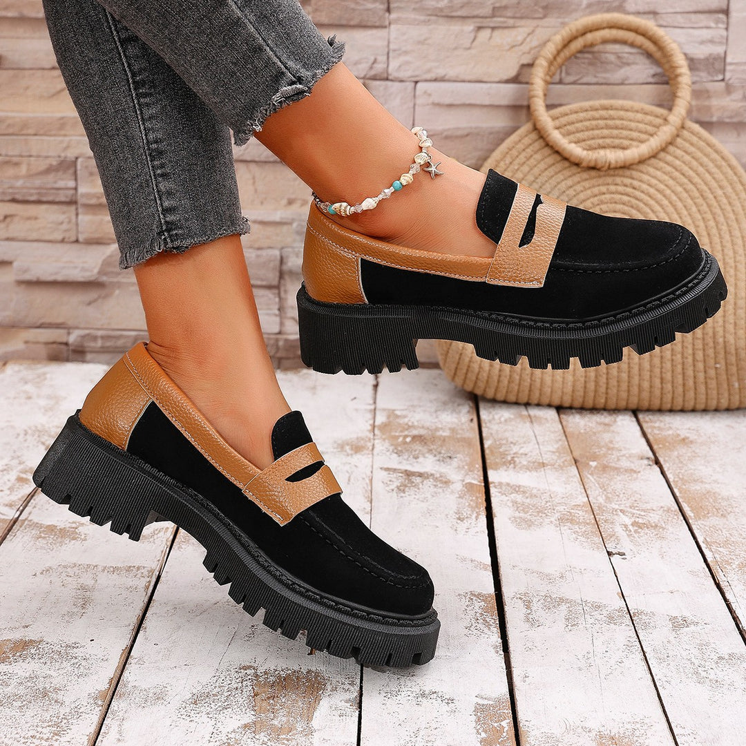 Damen Komfortable Slip-On Mokassins mit rutschfester Sohle und modischem Design R&B