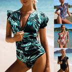 Damen Schwimmanzug mit floralen Mustern R&B