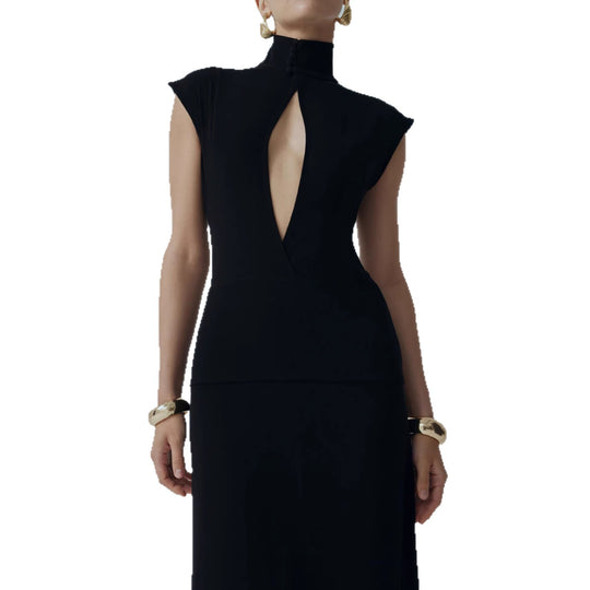 Damen Elegantes Minikleid mit Spitzenbesatz und glamourösen Ärmeln R&B