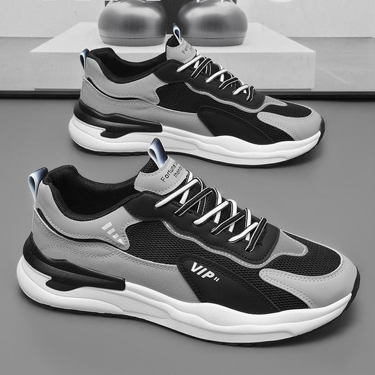 Damen Sportliche Sneakers mit atmungsaktivem Mesh-Obermaterial und rutschfester Sohle R&B
