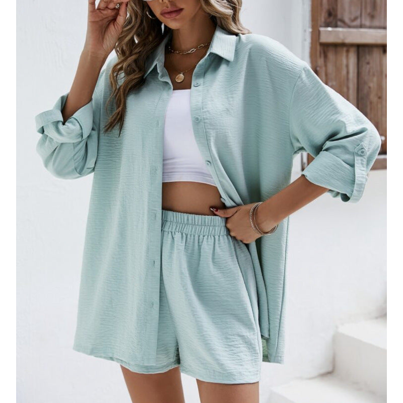 Damen lässiges Oberteil und Shorts Set Heidi-Mode