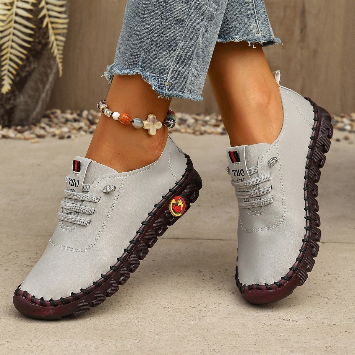 Damen Bequeme Freizeitschuhe mit rutschfester Sohle R&B