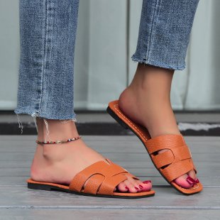 Damen bequeme und elegante Fußbettsandalen R&B