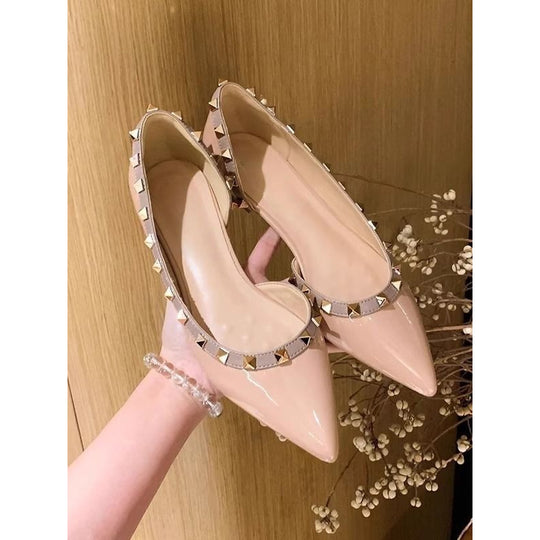 Damen spitze Pumps mit dekorativen Nieten R&B