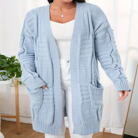 Damen lässiger Strickcardigan R&B