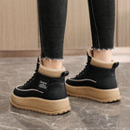 Damen Winterliche High-Top Sneakers mit dämpfender Laufsohle und robustem Profil R&B