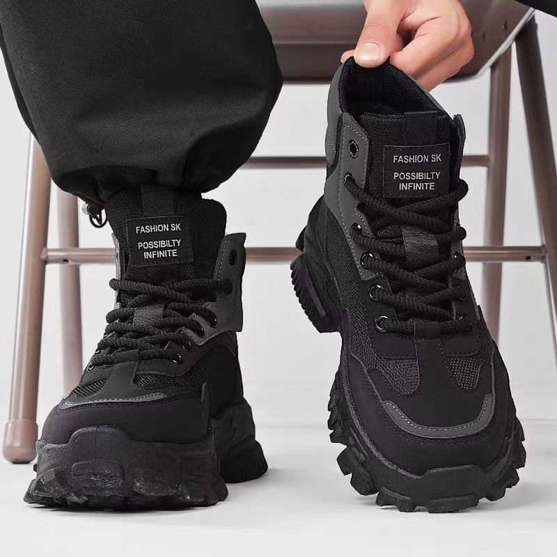 Damen Sportliche High-Top Sneakers mit rutschfester Sohle und stabiler Fersenkonstruktion