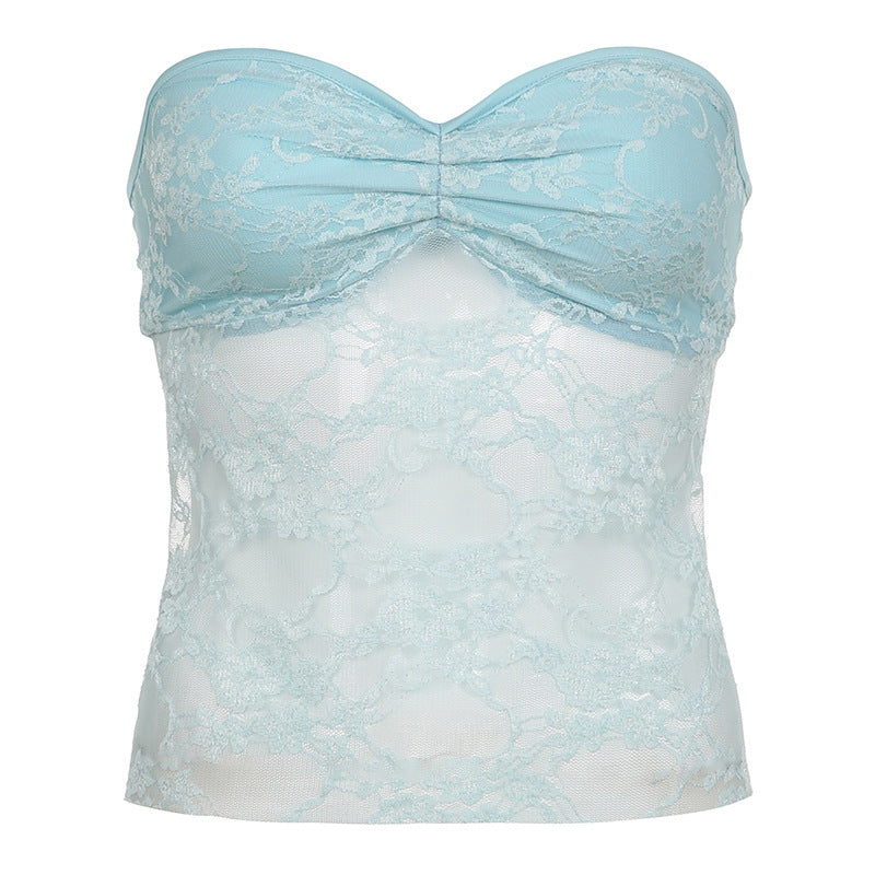 Damen Bustieroberteil mit eleganter Spitze und filigranem Design R&B