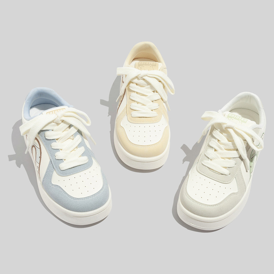 Damen Trendige Sneakers mit niedlichem Tiermotiv und komfortabler Dämpfung R&B