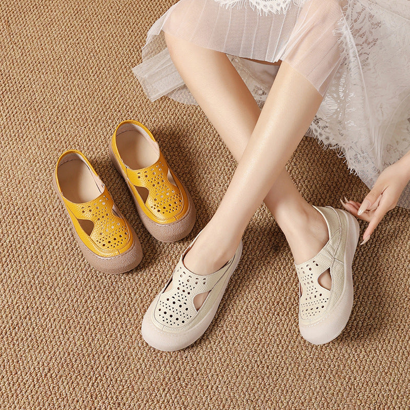 Damen Atmungsaktive Clogs mit modischem Lochdesign