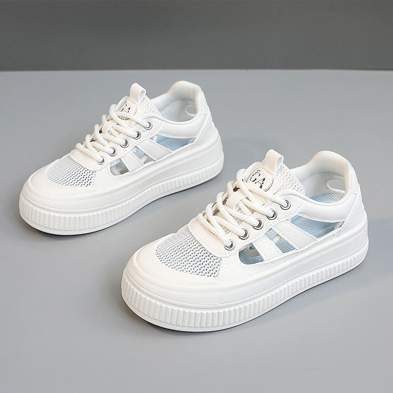 Damen Sneaker mit luftdurchlässiger Mesh-Oberfläche und sportlichem Komfort R&B