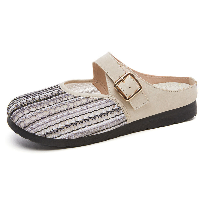 Damen Clogs mit verstellbarem Riemen und komfortablem Fußbett R&B