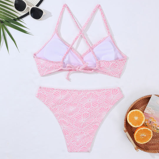Damen Bikini-Set mit floralem Design und komfortablem Schnitt R&B