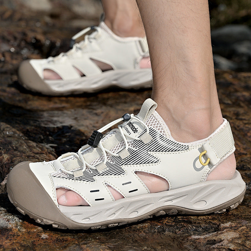 Damen Sportliche Sandalen mit rutschfester Sohle und anatomischer Fußbettung R&B