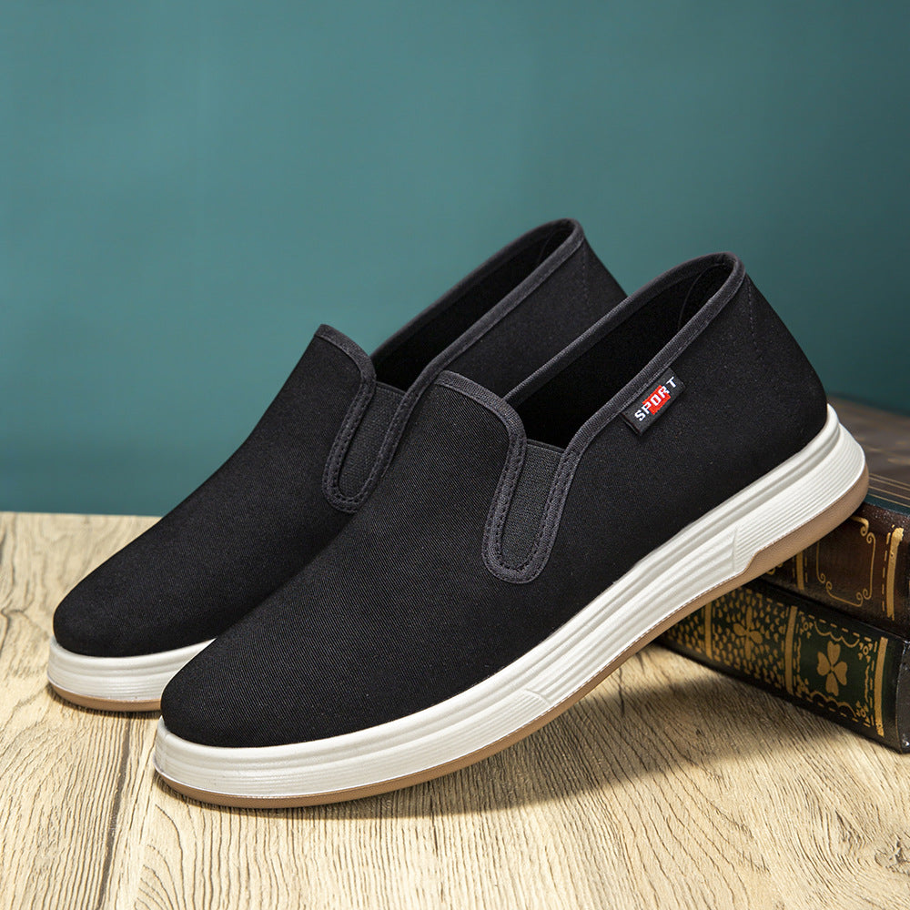Damen modische Slip-On Sneakers mit rutschfester Sohle und atmungsaktivem Obermaterial R&B