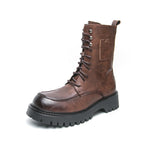 Damen Hohe Schnürboots mit rutschfester Sohle und robustem Obermaterial R&B
